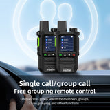 Radtel P6 Rapid Radios Unlimited Range, 5000 Miles Above Walkie Talkie Nationwide Handheld PoC for Adults Rechargeable PTT, Long Distance Walkie-talkies with Lights (2Pcs with SIM)