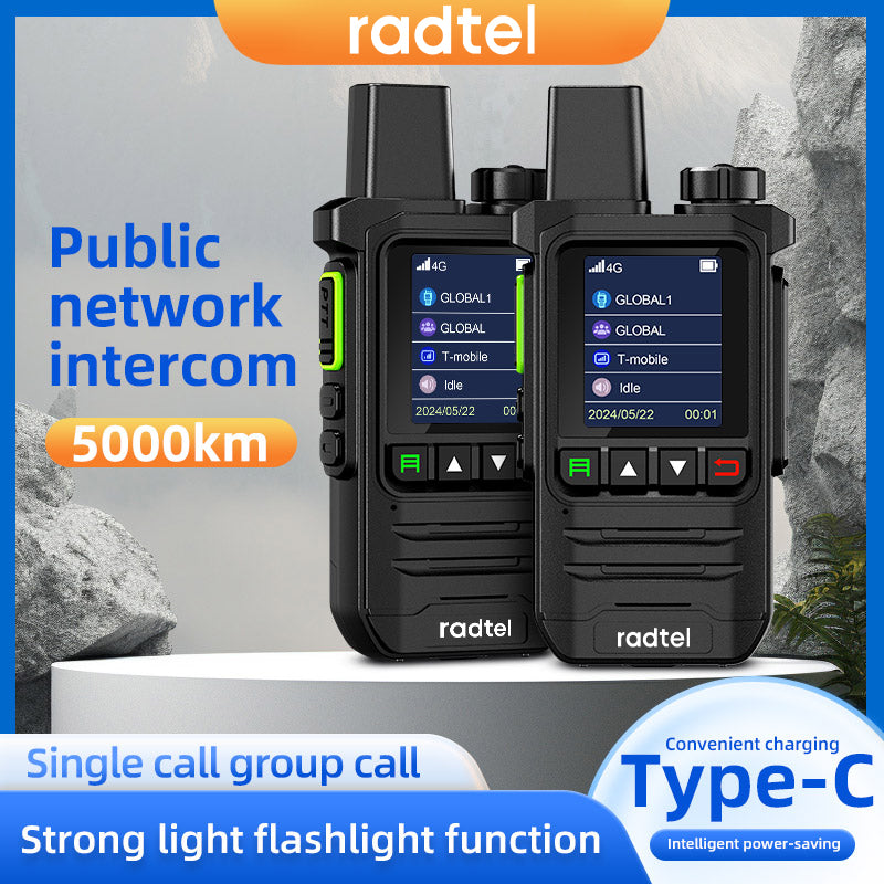 Global-ptt Walkie Talkie Unlimited Long Range Internet 4G