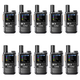 Radtel P8 Rapid POC Radios Unlimited Range, 5000 Miles Above Walkie Talkie Nationwide Handheld PoC for Adults Rechargeable PTT, Long Distance Walkie-talkies （10 Pack）