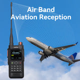 Radtel RT-660 IP67 GPS Bluetooth Dual Band VHF/UHF Two-Way Radio APRS  SATCOM KISS TNC Text Messaging, Aviation Band Scanner, NOAA Weather Alerts, USB-C Rechargeable Battery