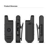 Radtel RT13 Super Mini Walkie Talkie PALM Radio Bing PTT Button UHF 400-470Mhz for Restaurants, hair salons, shopping malls（3 Pack）