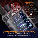 Radtel RT-1000Pro 27-30Mhz TX/RX (AM & FM Mod) + 108-136Mhz TX/RX (AM)+ UHF/VHF(FM), UHF 7W/VHF 8W Two Way Radio, LW/MW/SW RX at AM/FM/USB/LSB with GPS/APRS/Spectrum
