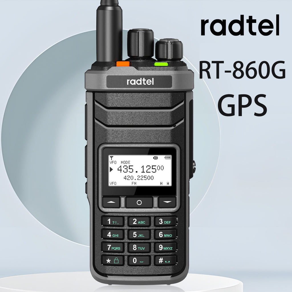 Radtel RT-860G Multi Band Ham Radio GPS HF UHF VHF Dual Band with AM ...