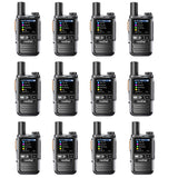Radtel P8 Rapid POC Radios Unlimited Range, 5000 Miles Above Walkie Talkie Nationwide Handheld PoC for Adults Rechargeable PTT, Long Distance Walkie-talkies （12 Pack）