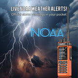 (Pre-order) Radtel RT-950 PRO Orange (27Mhz TX/RX) 10W Walkie Talkie AM/FM/USB/LSB/CW Receive GPS/APRS Wireless Bluetooth Phone Programming NOAA Two Way Radio（副本）