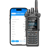 Radtel RT-950 Ham Radio 27Mhz RX 10W Walkie Talkie Long Range AM/FM/CB Receive GPS/APRS Wireless Bluetooth Phone Programming NOAA Two Way Radio