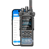 Radtel RT-950 PRO Black (27Mhz TX/RX) 10W Walkie Talkie AM/FM/USB/LSB/CW Receive GPS/APRS Wireless Bluetooth Phone Programming NOAA Two Way Radio