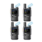 4PCS Radtel P8  GPS  POC Radios Unlimited Range, 5000 Miles Above Walkie Talkie Nationwide Handheld PoC for Adults Rechargeable PTT, Long Distance Walkie-talkies