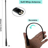 Air Band Antenna, Aviation Band Flex Whip Antenna 108-136Mhz for Radtel Rt-490 Rt-470X Rt-730 Rt-830 Rt-850 Rt-890 Rt-470 Rt-752 RT-470L RT-495 RT-630 RT-900 RT-4D RT-860