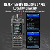 Radtel RT-950 Ham Radio 27Mhz RX 10W Walkie Talkie Long Range AM/FM/CB Receive GPS/APRS Wireless Bluetooth Phone Programming NOAA Two Way Radio