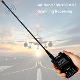 Air Band Antenna, Aviation Band Flex Whip Antenna 108-136Mhz for Radtel Rt-490 Rt-470X Rt-730 Rt-830 Rt-850 Rt-890 Rt-470 Rt-752 RT-470L RT-495 RT-630 RT-900 RT-4D RT-860