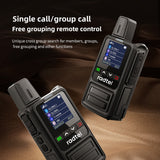 Radtel P360 GPS and Dispatch Map POC Radios Unlimited Range, 5000 Miles Above Walkie Talkie Nationwide Handheld PoC for Adults Rechargeable PTT, Long Distance Walkie-talkies with Lights(2 Pack)