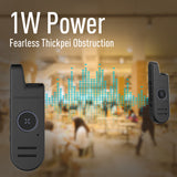 Radtel RT13 Super Mini Walkie Talkie PALM Radio Bing PTT Button UHF 400-470Mhz for Restaurants, hair salons, shopping malls（3 Pack）