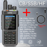 Radtel RT-880 10w Multi Band Ham Radio HF UHF VHF  with AM USB LSB CW CB LW MW SW SSB , 1024 Channels, Cross Band Repeaper