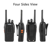 Radtel RT88 Rechargeable FRS Walkie Talkies Long Range Handheld License-Free Two Way Radio 16CH Handsfree USB Charging LED Flashlight with Earpiece
