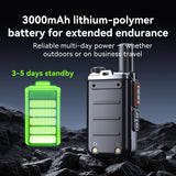 Radtel P8 Rapid POC Radios Unlimited Range, 5000 Miles Above Walkie Talkie Nationwide Handheld PoC for Adults Rechargeable PTT, Long Distance Walkie-talkies with Lights(2 Pack)