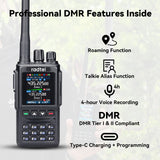 Radtel RT-7D DMR Radio UHF/VHF Dual Band Digital Analog Walkie Talkies with 4000 channels 10000 Talk Groups / 500 000 Contacts  AES256 & ARC4 Encryption