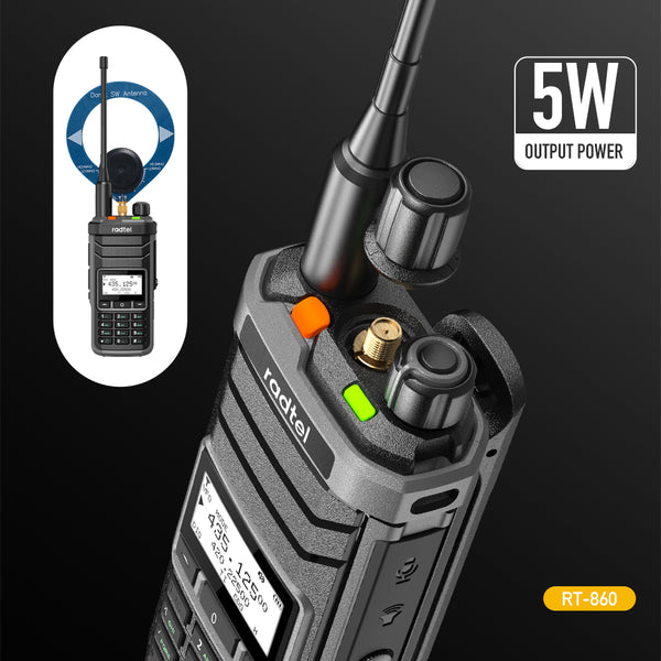 Radtel RT-860 Multi Band HF/UHF/VHF Ham Radio 18-1000Mhz AM/USB/LSB/CW ...