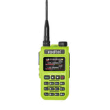 Radtel RT-890 Green Full Band Ham Two-Way Radio 999 CH Walkie Talkie AM Aviation Band Reception Color LCD HT Transceiver