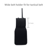 Universal Radio Case Two Way Radio Holder Pouch Walkie Talkies Nylon Holster Accessories Compatible with Motorola MT500, MT1000, MTS2000 Kenwood ICOM and Bigger Models