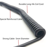 RADTEL 2 Pin Speaker Mic with Kevlar Reinforced Cable for Radtel RT-580G RT-580 IP68 Radios Compatible with Motorola BPR40 CP200 CP110 CP185 CLS1410 GP88 GP300 GP2000, Microphone