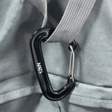 Walkie‑talkie carabiner clip mount