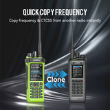 Radtel RT-950 PRO Green (27Mhz TX/RX) 10W Walkie Talkie AM/FM/USB/LSB/CW Receive GPS/APRS Wireless Bluetooth Phone Programming NOAA Two Way Radio