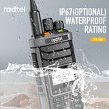 Radtel RT-860 Multi Band HF/UHF/VHF Ham Radio 18-1000Mhz AM/USB/LSB/CW/CB/LW/MW/SW Receive 1024 Channels 5W