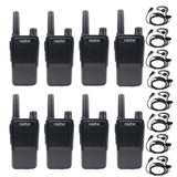 Radtel RT-518 Rechargeable Walkie Talkies for Adults Long Range Handheld FRS Two Way Radio 22CH Handsfree VOX for Camping Hiking (8 Pack)