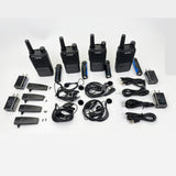 Radtel RT-518 Rechargeable Walkie Talkies for Adults Long Range Handheld FRS Two Way Radio 22CH Handsfree VOX for Camping Hiking (4 Pack)