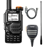 Radtel RT-590 Tri-Band Radio Air Band Receive Two-Way Radio 200CH 5 Watts NOAA Weather Alert Huge Features SCAN/VOX/AM/FM Radio/DTMF…
