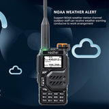 Radtel RT-590 Tri-Band Radio Air Band Receive Two-Way Radio 200CH 5 Watts NOAA Weather Alert Huge Features SCAN/VOX/AM/FM Radio/DTMF…