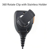 radtel Platinum Series Rainproof Heavy Duty Shoulder Speaker Mic Compatible RT-470X RT-470 RT-490 RT-890 RT-830 RT-900 RT-493 RT-4D RT-860 RT-4D TYT Kenwood radios