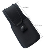 Universal Radio Case Two Way Radio Holder Pouch Walkie Talkies Nylon Holster Accessories Compatible with Motorola MT500, MT1000, MTS2000 Kenwood ICOM and Bigger Models