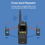 Radtel RT-69 GPS 10W 6 Bands Two Way Radio, 999 Channels Air Band Reception Walkie Talkie, Long Range Handheld Radio Cross-Band Reception,SOS VOX,Aviation Band,3000mAh Battery.