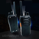 Radtel RT88 Rechargeable FRS Walkie Talkies Long Range Handheld License-Free Two Way Radio 16CH Handsfree USB Charging LED Flashlight with Earpiece