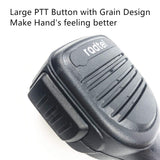 RADTEL 2 Pin Speaker Mic with Kevlar Reinforced Cable for Radtel RT-580G RT-580 IP68 Radios Compatible with Motorola BPR40 CP200 CP110 CP185 CLS1410 GP88 GP300 GP2000, Microphone