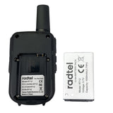 Radtel RT12 FRS Rechargeable Walkie Talkies for Adults Long Range Handheld FRS Two Way Radio 16CH Handsfree VOX for Camping Hiking (4 Pack)