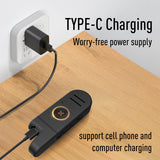 Radtel RT13 Super Mini Walkie Talkie PALM Radio Bing PTT Button UHF 400-470Mhz for Restaurants, hair salons, shopping malls（3 Pack）