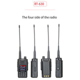 Radtel RT-630 Waterproof Full Bands Amateur Ham Radio, Aviation Air Band Walkie Talkie, Wireless Copy Frequency 10W, IP67, USB