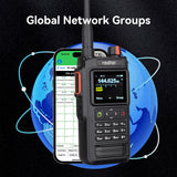 Radtel RT-660 IP67 GPS Bluetooth Dual Band VHF/UHF Two-Way Radio APRS  SATCOM KISS TNC Text Messaging, Aviation Band Scanner, NOAA Weather Alerts, USB-C Rechargeable Battery