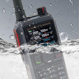 Radtel RT-580 (None GPS/None Bluetooth) Two Way Radio 199CH Air Band Walkie Talkie Tri-Standby USB-C Police Scanner Aviation Band/3800mAh Battery