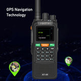 Radtel RT-69 GPS 10W 6 Bands Two Way Radio, 999 Channels Air Band Reception Walkie Talkie, Long Range Handheld Radio Cross-Band Reception,SOS VOX,Aviation Band,3000mAh Battery.