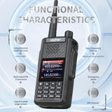 Radtel RT-630 IP67 Waterproof 10W Full Bands Ham Radio, Aviation Air Band Long Range Handheld Walkie Talkie, Wireless Copy Frequency, USB-C, 2600mAh Battery