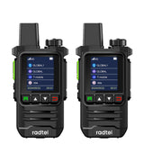 Radtel P6 Rapid Radios Unlimited Range, 5000 Miles Above Walkie Talkie Nationwide Handheld PoC for Adults Rechargeable PTT, Long Distance Walkie-talkies with Lights(2 Pack)