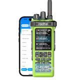 Radtel RT-950 PRO Green (27Mhz TX/RX) 10W Walkie Talkie AM/FM/USB/LSB/CW Receive GPS/APRS Wireless Bluetooth Phone Programming NOAA Two Way Radio