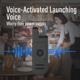 Radtel RT13 Super Mini Walkie Talkie PALM Radio Bing PTT Button UHF 400-470Mhz for Restaurants, hair salons, shopping malls（3 Pack）