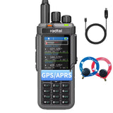 Radtel RT-880G GPS/APRS 10w Multi Band Ham Radio HF UHF VHF  with AM USB LSB CW CB LW MW SW SSB , 1024 Channels, Cross Band Repeater