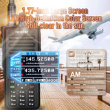 Radtel RT-730 10W Air Band Walkie Talkie, Full Band 199CH HT, Rechargeable Long-Range Handheld Two-Way Radio with USB-C Battery, NOAA, FM, & AM Frequency Capture Capabilities