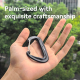 Walkie‑talkie carabiner clip mount